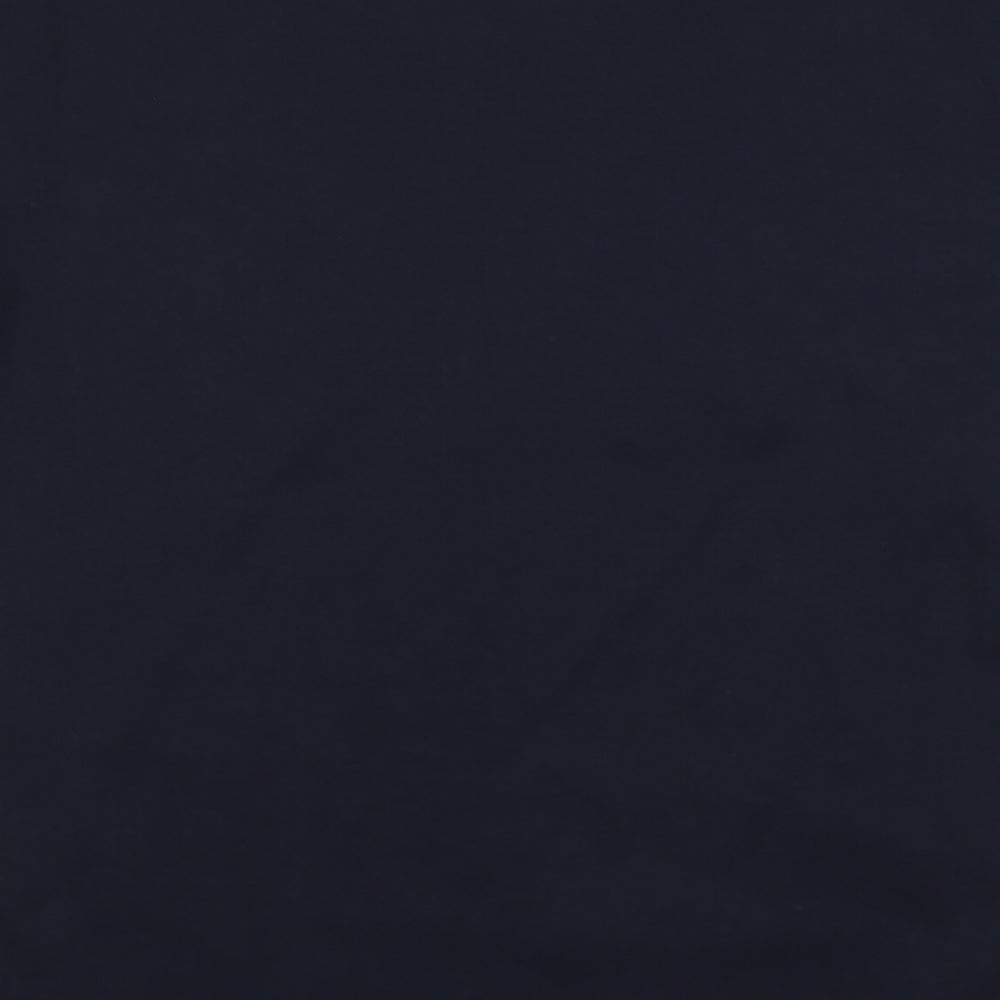 F&F Womens Blue 100% Cotton Skater Dress Size 22 Round Neck Pullover