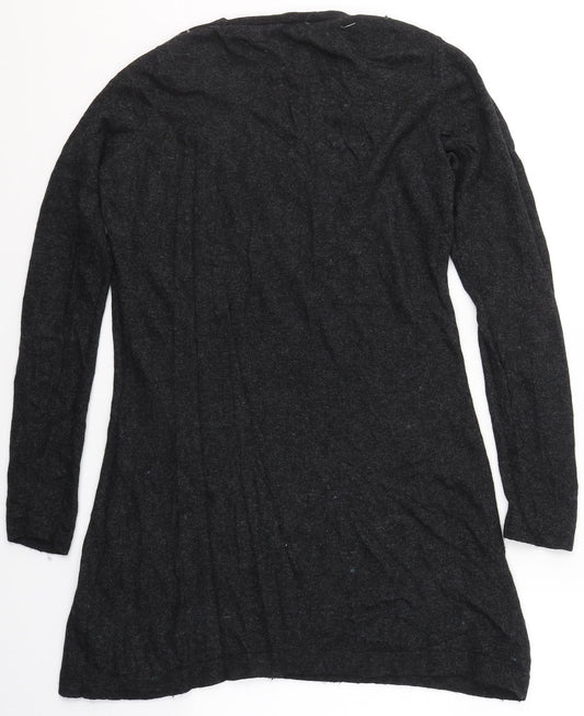 EAST Womens Grey Round Neck Viscose Pullover Jumper Size M