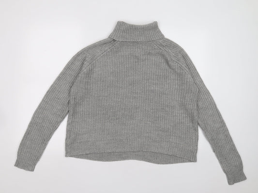 Womens UK Size XL Only Grey Pullover Jumper