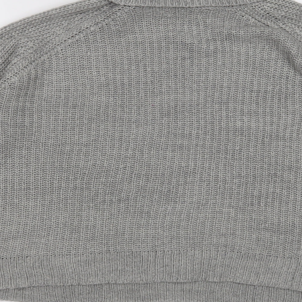 Womens UK Size XL Only Grey Pullover Jumper