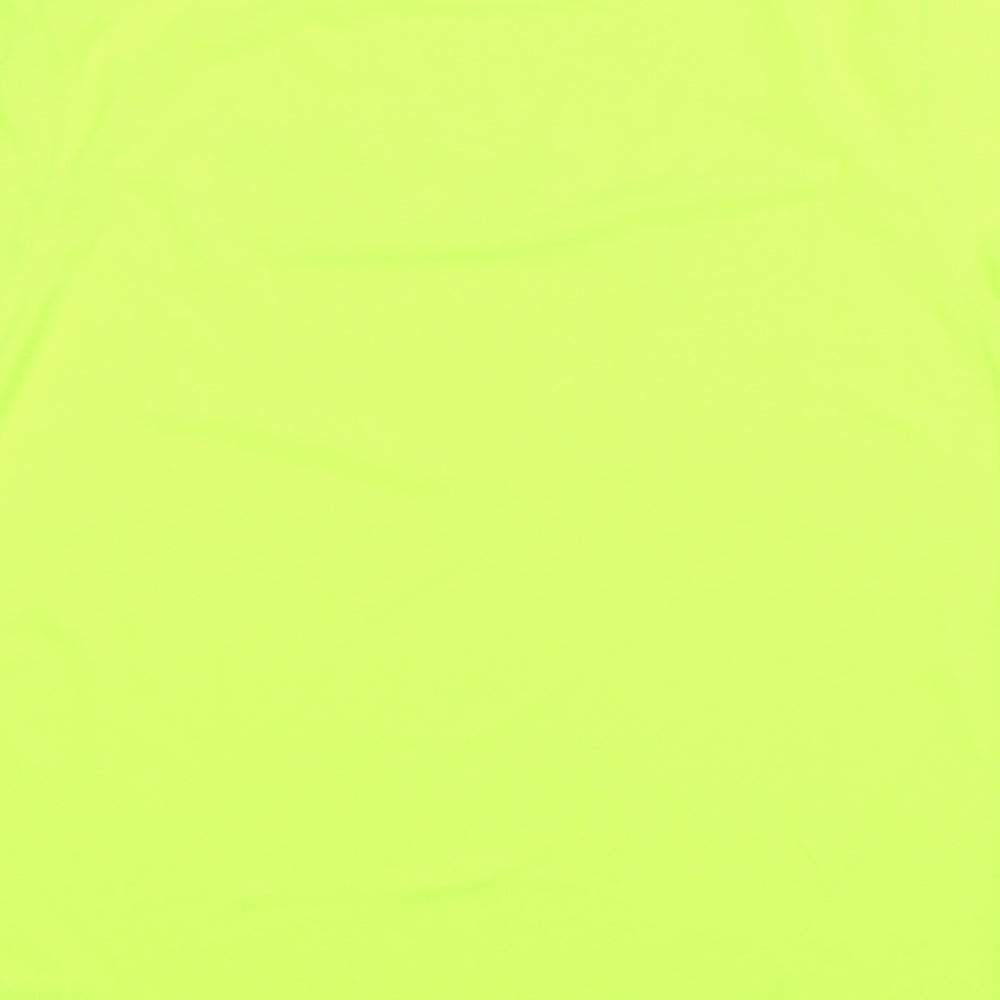 Awdis Mens Green Polyester Pullover T-Shirt Size S Round Neck Pullover