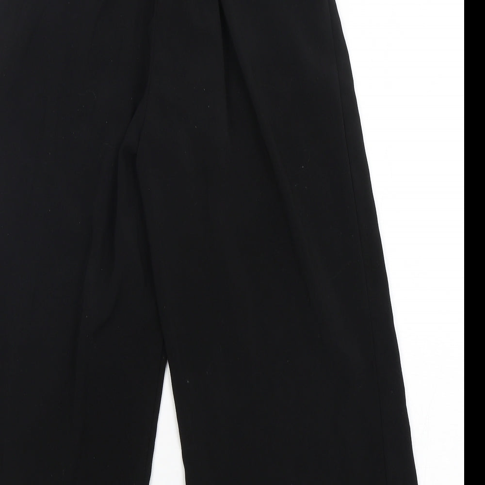 New Look Womens Black Polyester Trousers Size 8 L23 in Regular