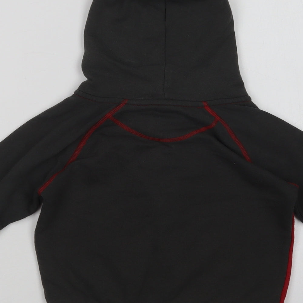 Kids Country Canada Baby Red Colourblock Cotton Full Zip Jumper Size 12-18 Months Zip - Moose