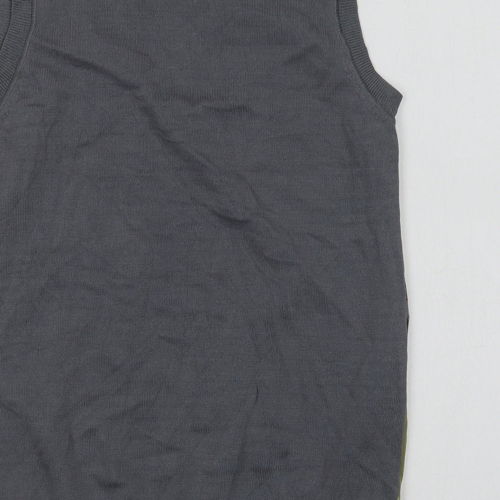 Womens UK Size 8 NEXT Grey Basic Blouse
