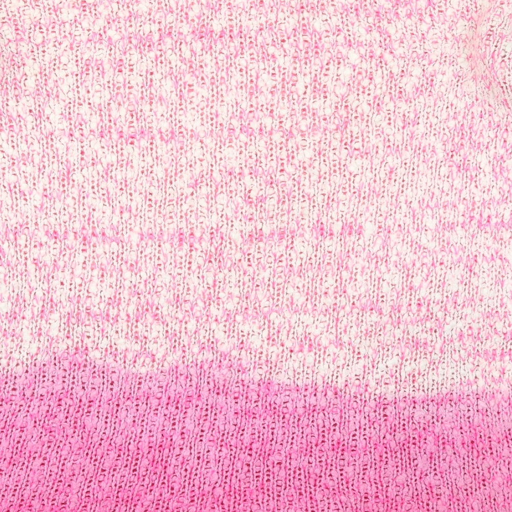 Womens UK Size 8 Topshop Pink Pullover Jumper