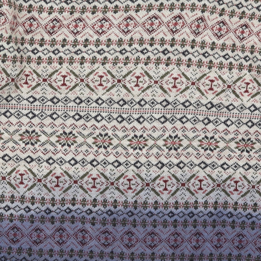 Womens UK Size S Sparkle & Fade Beige Pullover Jumper