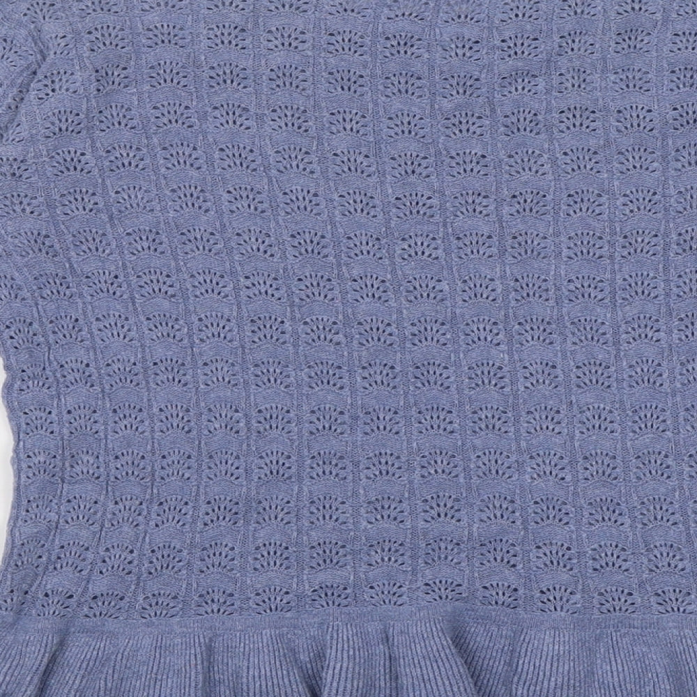 Womens UK Size 10 NEXT Black Tunic Jumper