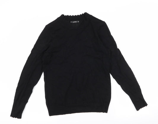 Womens UK Size S Dunnes Stores Black Pullover Jumper