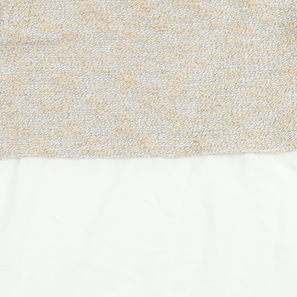 Womens UK Size 10 NEXT Beige Pullover Jumper
