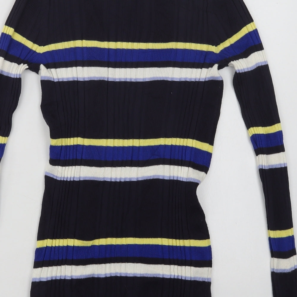 Womens UK Size 10 Marks and Spencer Blue Pullover Jumper