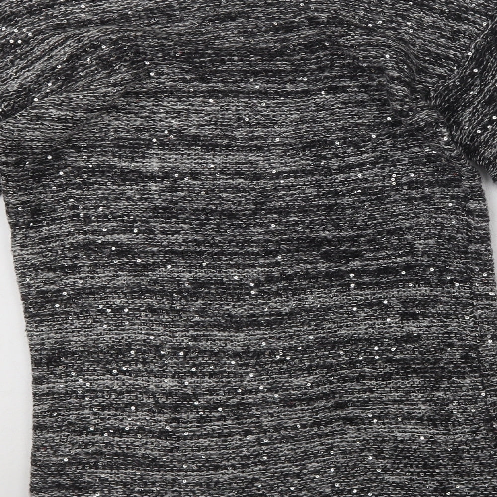 Womens UK Size S VERO MODA Grey Cardigan Jumper