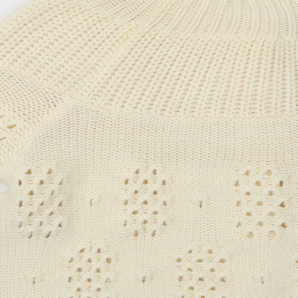 Womens UK Size 14 E-vie Ivory Cardigan Jumper