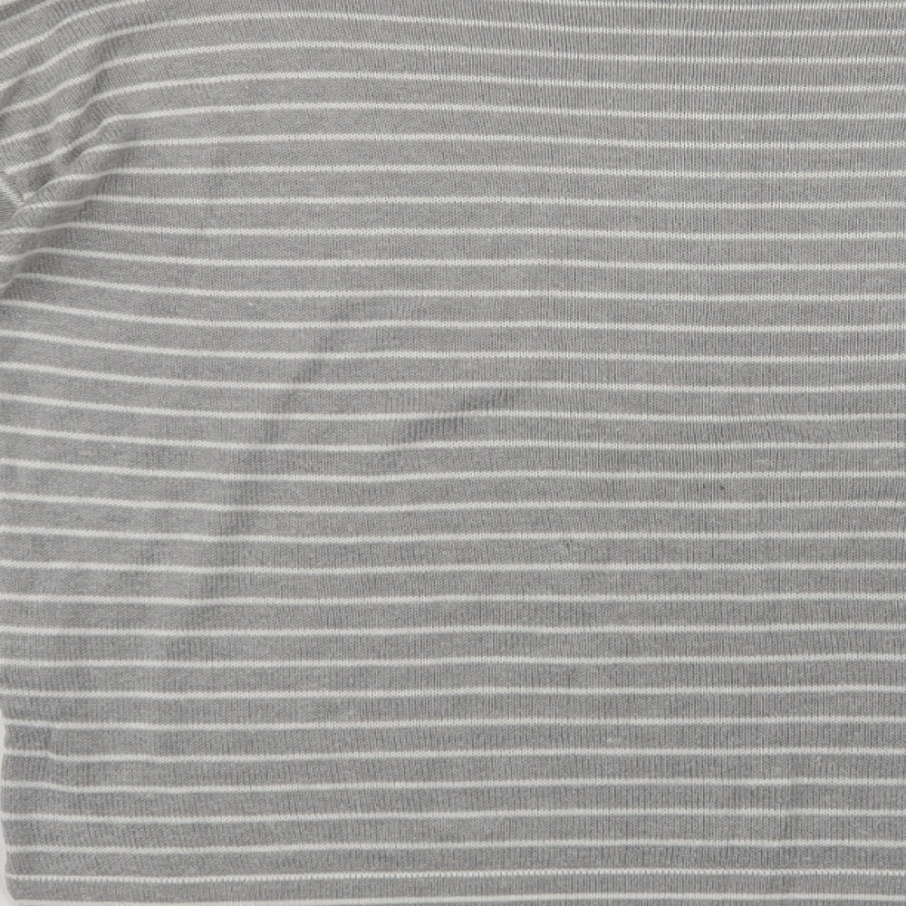 Womens UK Size S Pull & Bear Grey Pullover Jumper