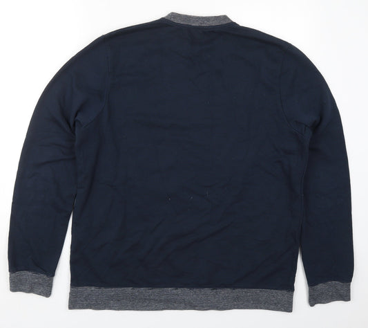 Mens UK Size M New Look Blue Pullover Sweatshirt