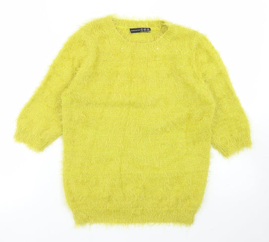 Womens UK Size 6 Atmosphere Green Pullover Jumper