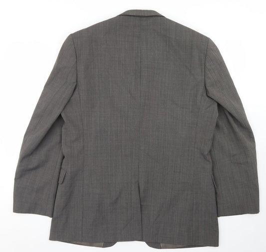 Mens UK Size 42 Burton Regular Brown Suit Jacket