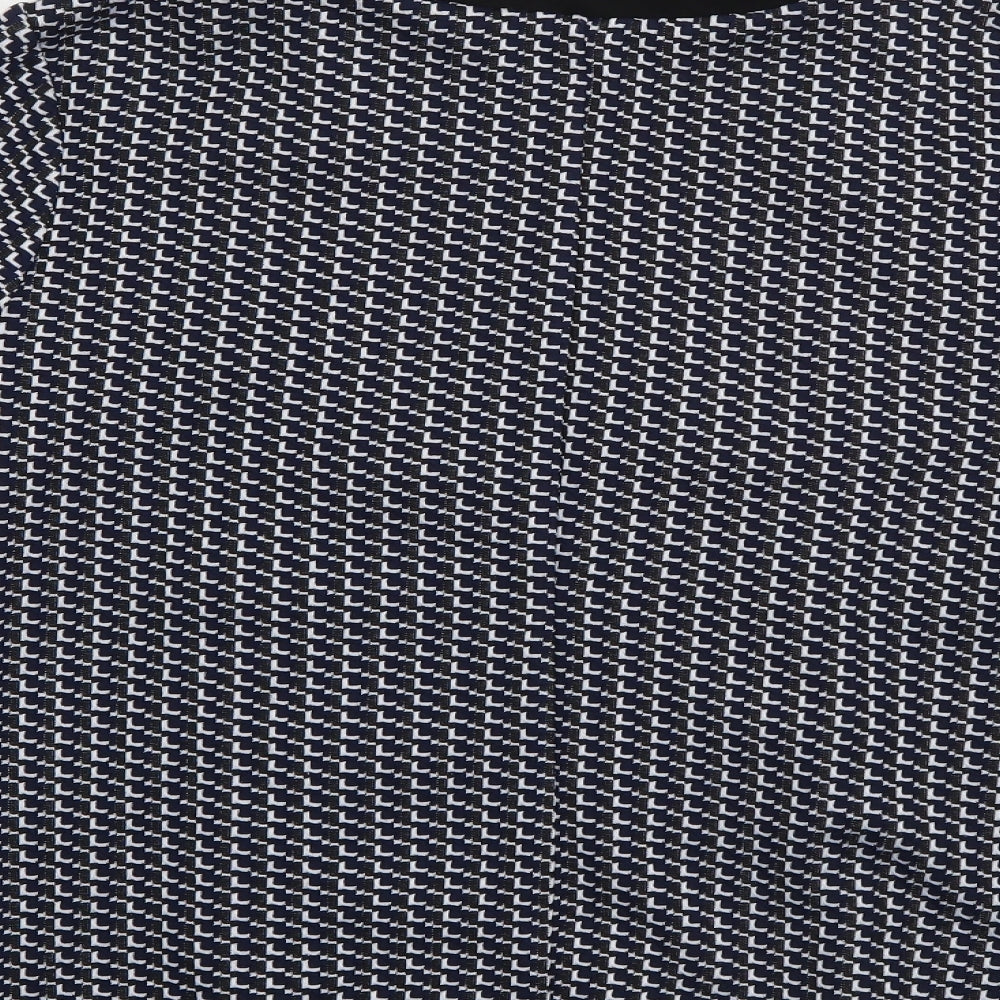 Brand and care label for Damart women’s black jacket, size UK 14, - navy