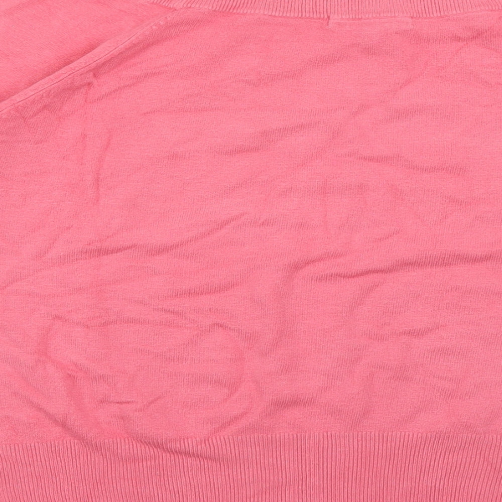 Womens UK Size 18 Collection Pink Pullover Jumper