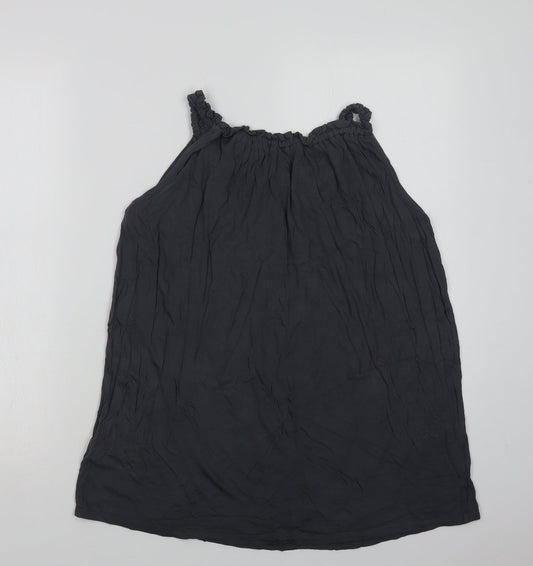 Womens UK Size 10 NEXT Grey Basic Tank
