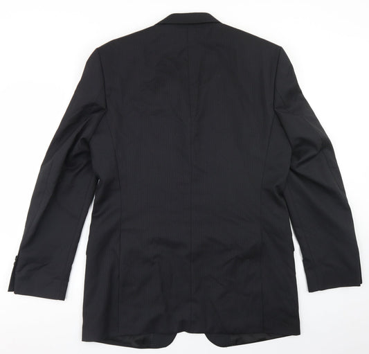 Mens UK Size 40 NEXT Regular Black Suit Jacket