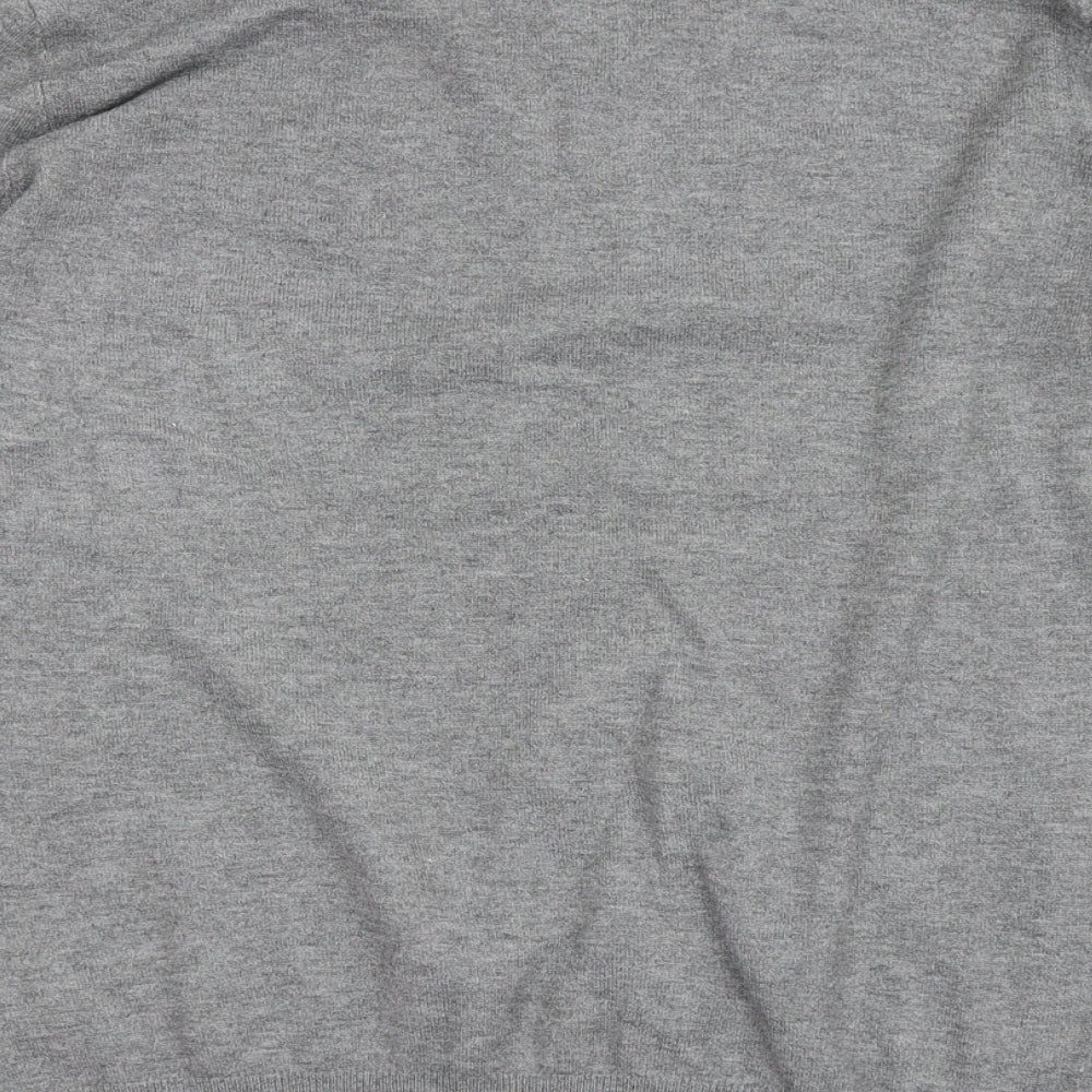 Primark Womens Grey Round Neck Polyester Pullover Jumper Size M