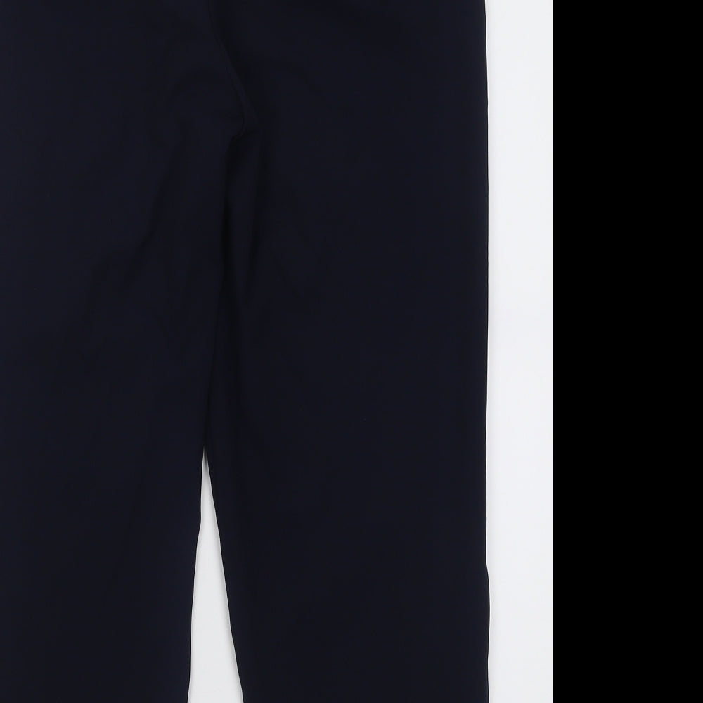 Womens UK Size 14 Marks and Spencer Regular Fit Blue Trousers