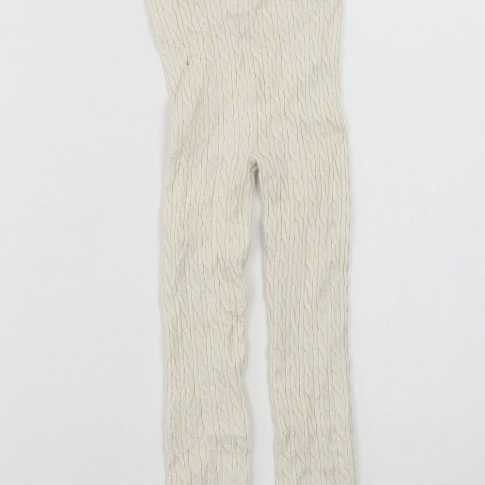 George Baby Beige Viscose Jogger Leggings Size 18-24 Months
