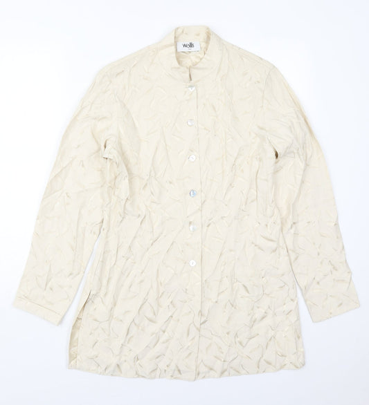 Womens UK Size 12 Wallis Ivory Jacket