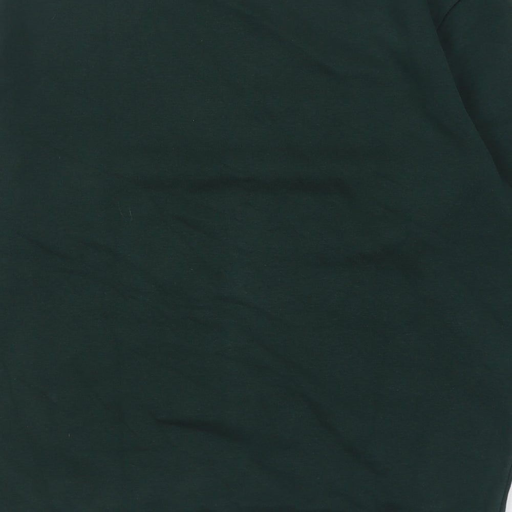 George Boys Green Cotton Pullover Sweatshirt Size 11-12 Years Pullover - School Wear