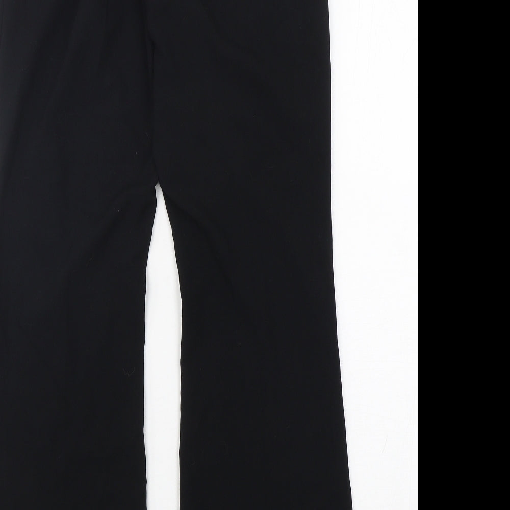 Womens UK Size 8 Marks and Spencer Regular Fit Black Trousers
