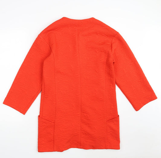 Atmosphere Womens Red Overcoat Coat Size 10