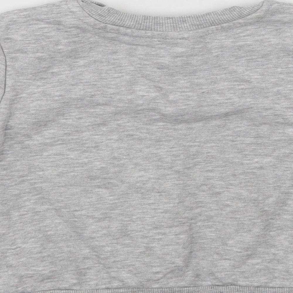George Baby Grey Cotton Pullover Jumper Size 12-18 Months - Cool Kid