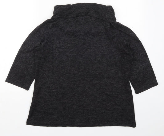 Womens UK Size 14 Classic Grey Basic T-Shirt