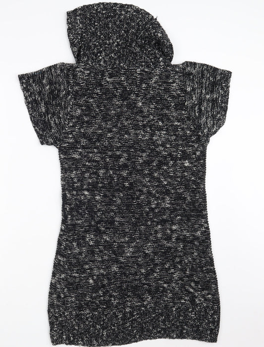 Womens UK Size 10 Papaya Black Pullover Jumper