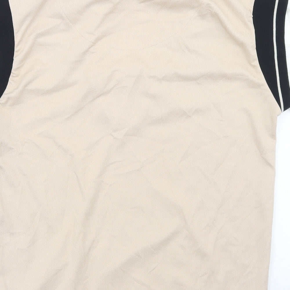 Womens UK Size XS Gallery Beige Basic Tank