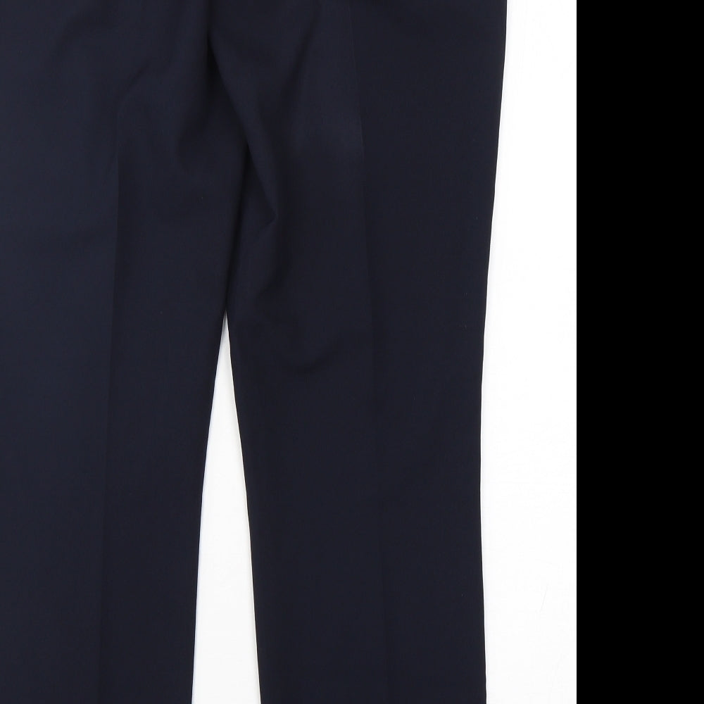 Womens UK Size 12 Dunnes Regular Fit Blue Trousers