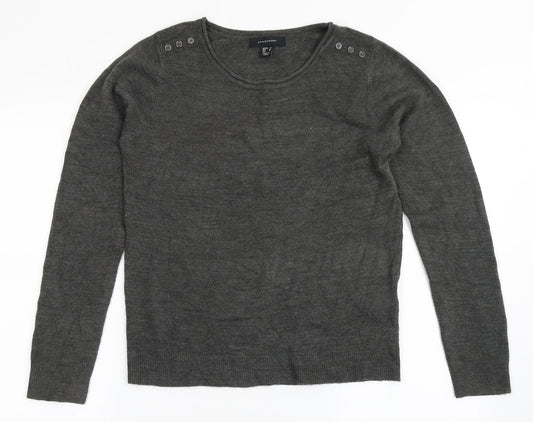 Womens UK Size 8 Atmosphere Grey Pullover Jumper