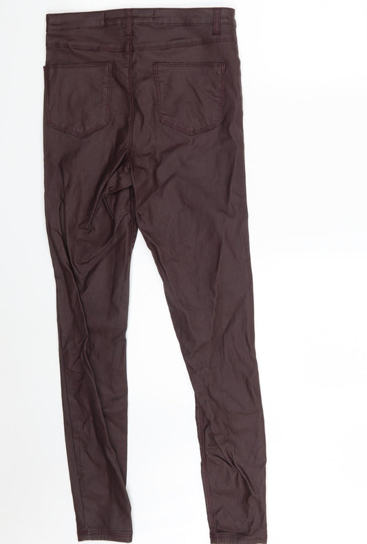 Womens UK Size 8 Denim Co. Jegging Purple Leggings