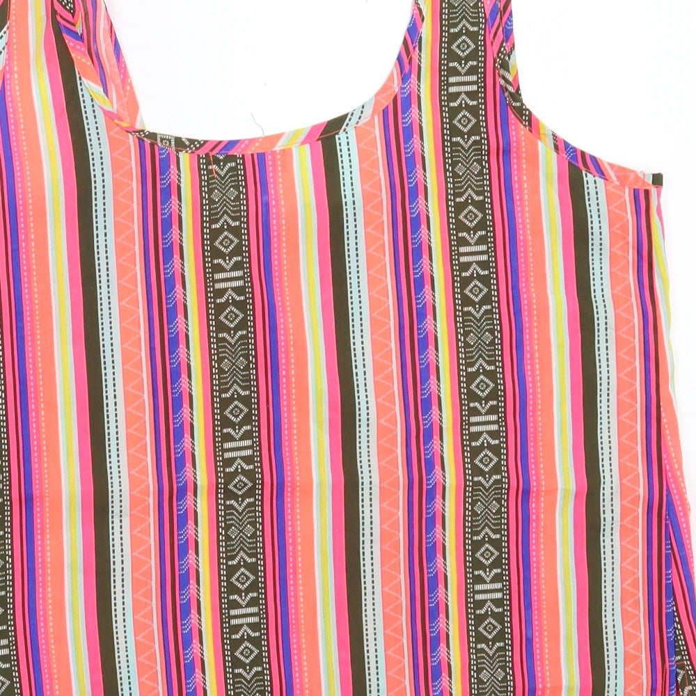 Womens UK Size 10 Chemistry Multicoloured Camisole Tank