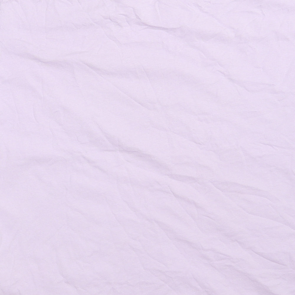 Golddigga Womens Purple 100% Cotton Basic T-Shirt Size 10 Round Neck - Forever Coutour