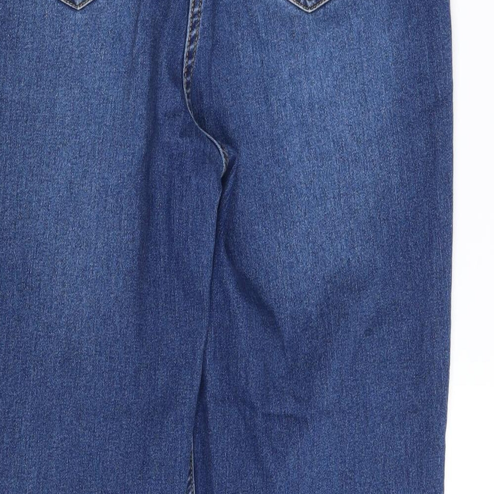 Mens UK Size 16 Papaya Regular Fit Straight Blue Jeans