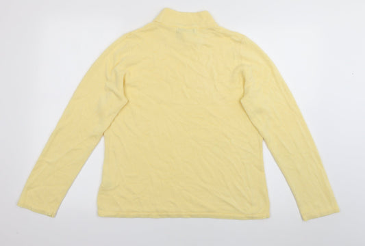 Womens UK Size M Bonmarché Yellow Pullover Jumper