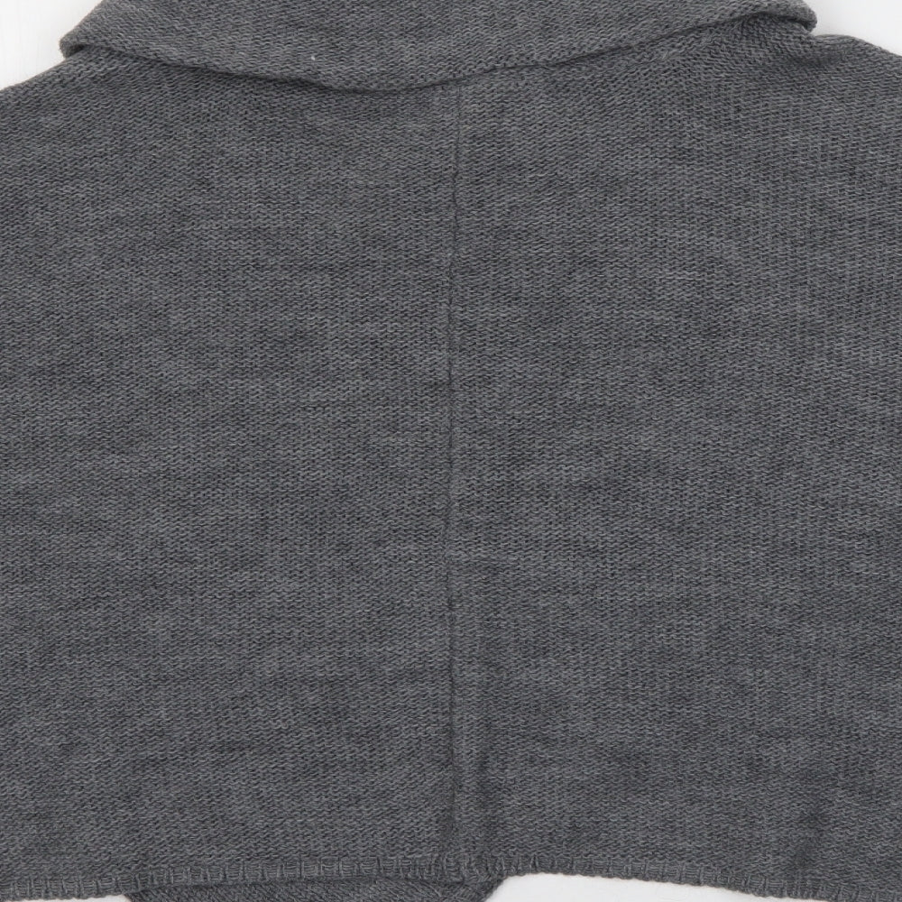 Womens UK Size One Size Marks and Spencer Grey Cardigan Jumper