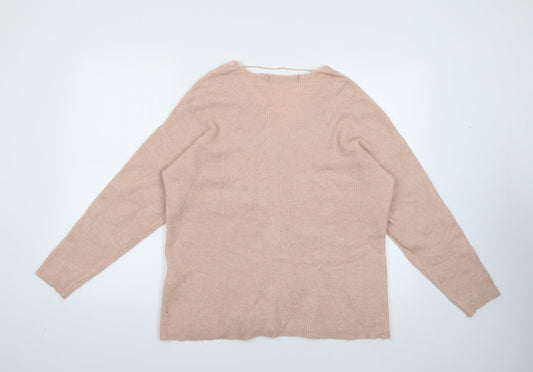 Womens UK Size L VERO MODA Pink Pullover Jumper