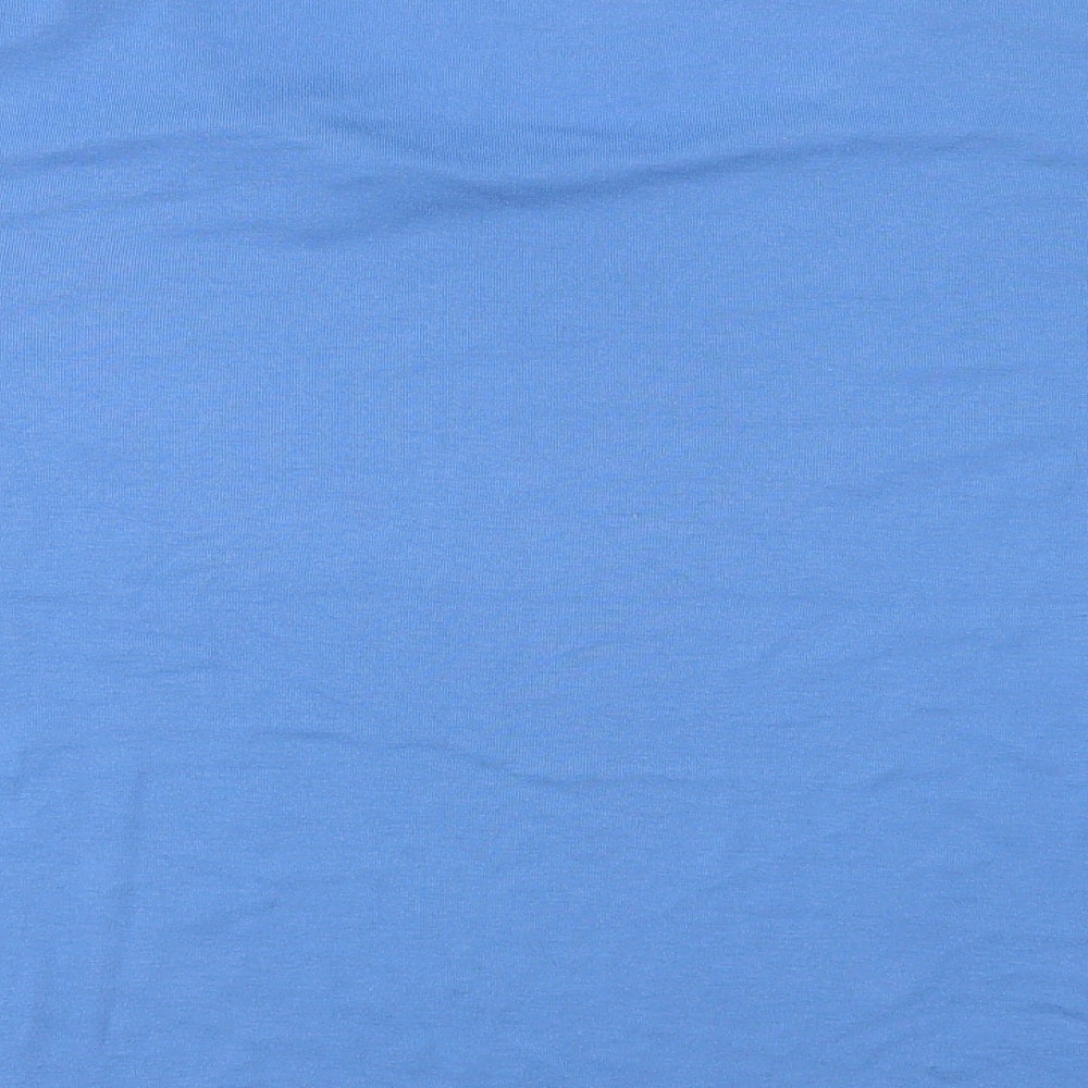 Womens UK Size 20 Being Casual Blue Basic T-Shirt