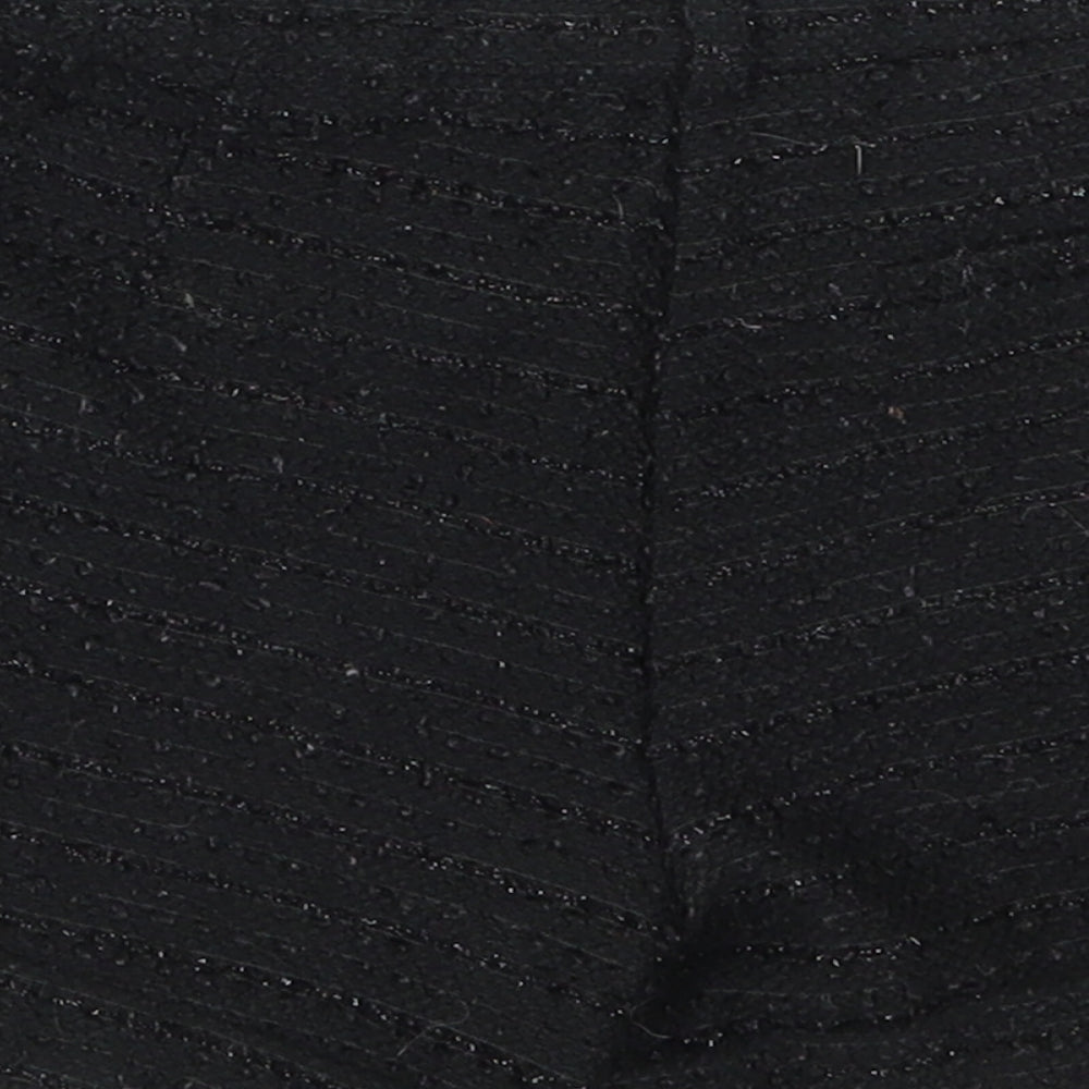 George Girls Black Polyester Mom Shorts Size 6-7 Years Regular Hook & Eye