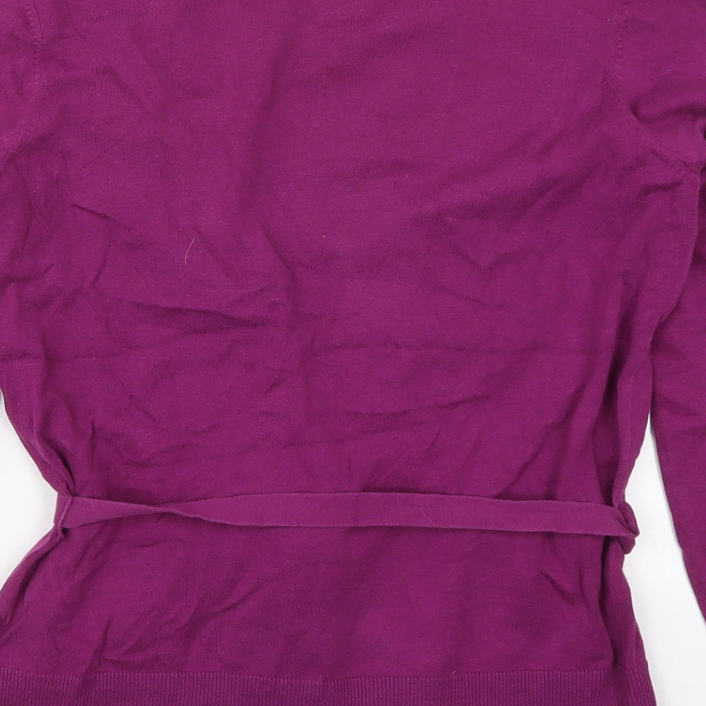 Womens UK Size 14 Monsoon Purple Cardigan Jumper