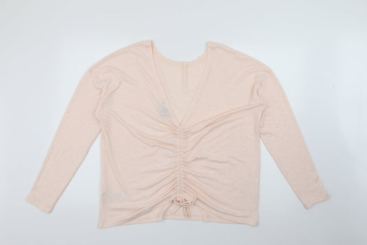 Womens UK Size M New Look Pink Pullover Jumper