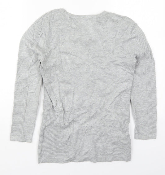 Womens UK Size 8 Principles Grey Pullover Jumper