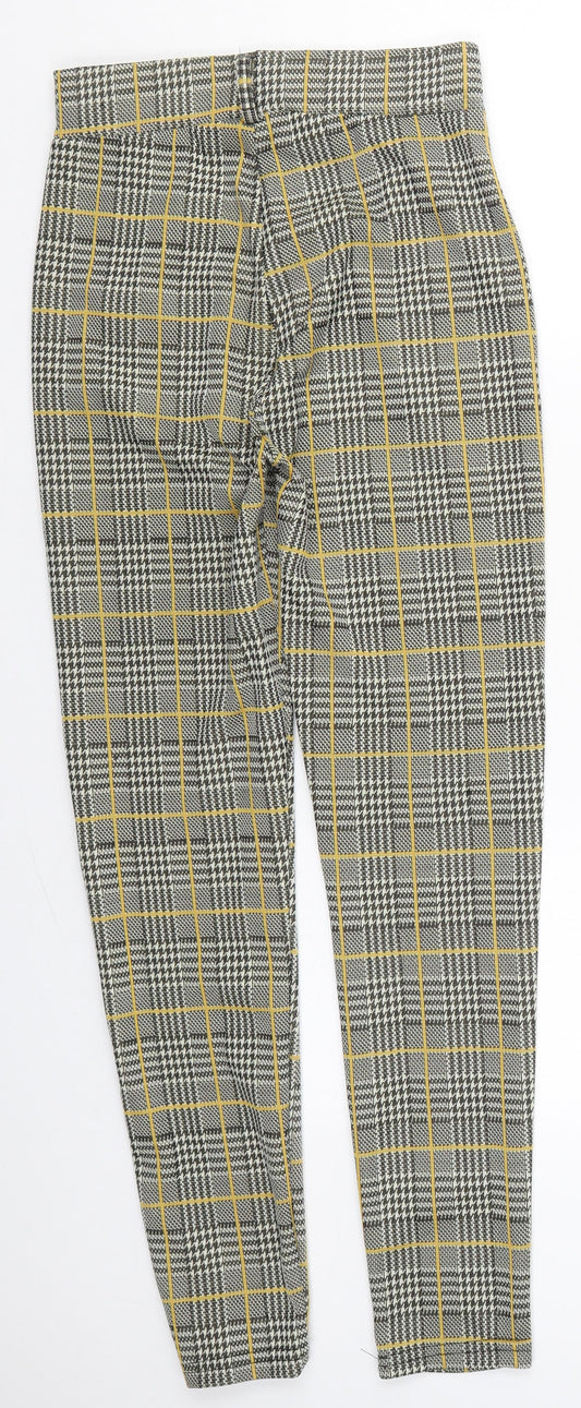 Womens UK Size S Preworn Carrot Yellow Leggings